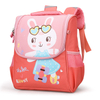 2024 Cartoon Canvas School Bag Large Capacity Waterproof Backpack for Primary And Kindergarten Students Space-Themed Design