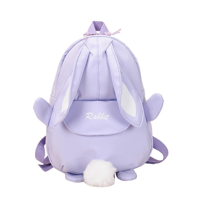 Cute Cartoon Rabbit Children's Backpack Kindergarten Lightweight Canvas Small Backpack Lightweight Children's School Bag