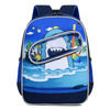 2024 New Girls' Fashion Cartoon Print School Backpack Primary School Nylon Cloth with Oxford Fabric for Boys