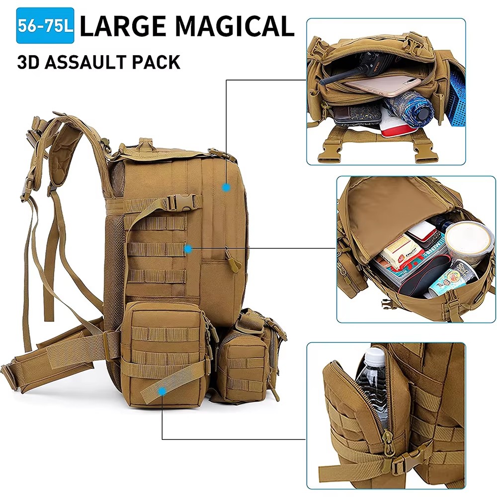 Wholesale Hot Sale Hiking Outdoor Desert Hunting Backpacks Bag for Adult