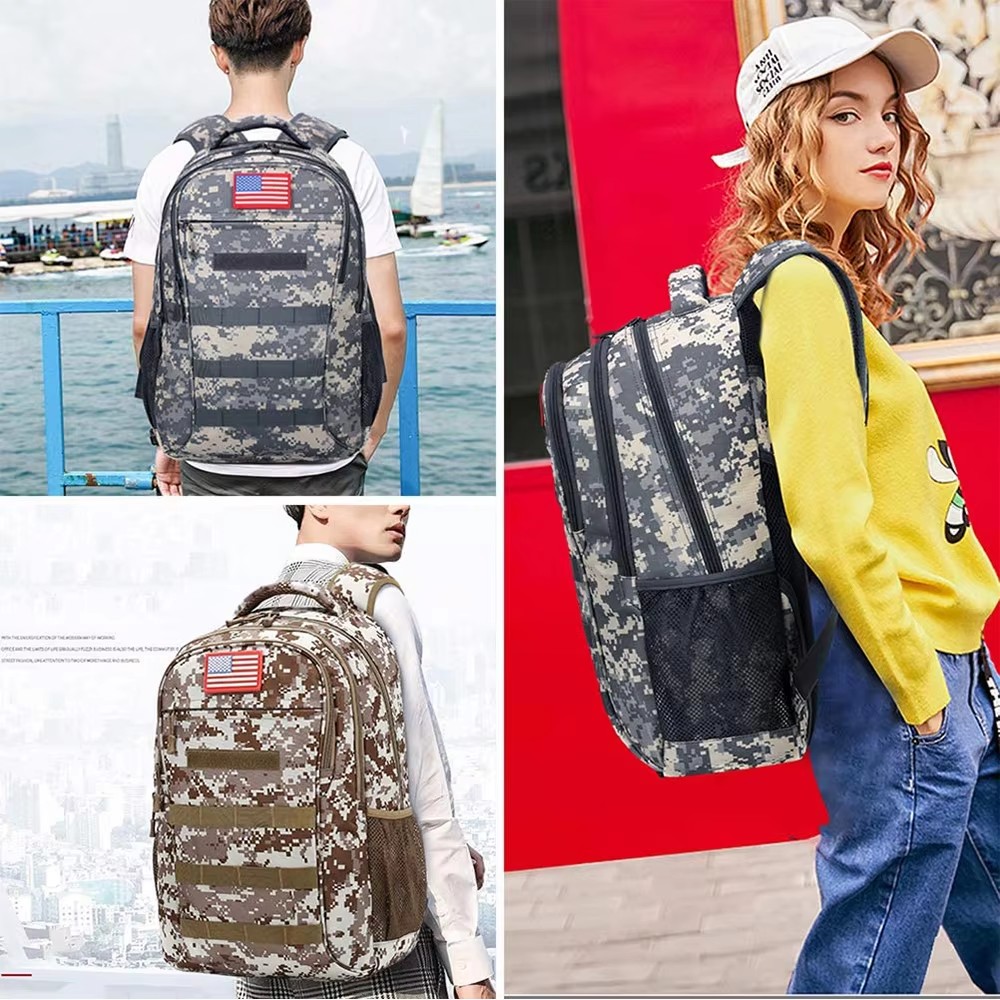 Top Selling Sand Camo Hunting Bag Outdoor Camping Hiking Trekking Travel Backpack