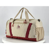 Durable Large Capacity Casual Duffel Bag with Zipper Closure and Letter Pattern for Outdoor Travel
